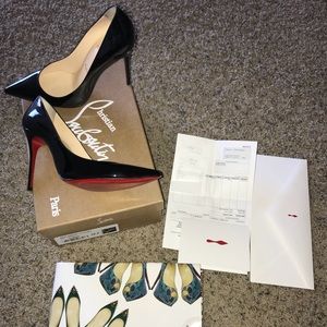 Christian Louboutin Decolette 100 Patent
